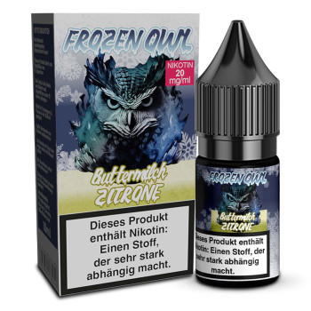 Frozen OWL Buttermilch Zitrone NicSalt Liquid 10ml / 20mg