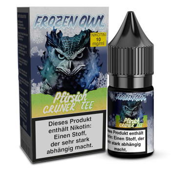 Frozen OWL Pfirsich Grüner Tee NicSalt Liquid 10ml / 10mg