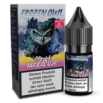 Frozen OWL Pfirsich Maracuja NicSalt Liquid 10ml / 20mg