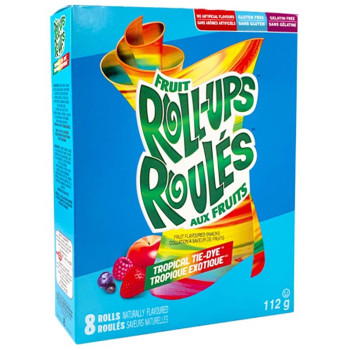 Fruit Roll-Ups Tropical Tie-Dye 112g