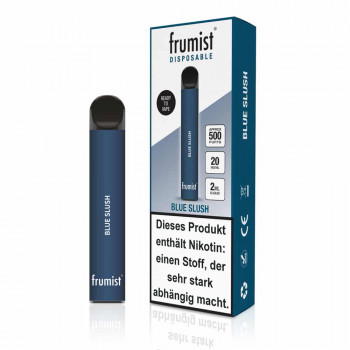 Frumist E-Zigarette 20mg 500 Züge 400mAh NicSalt Blue Slush Frumist E-Zigarette 20mg 500 Züge 400mAh NicSalt Blue Slush