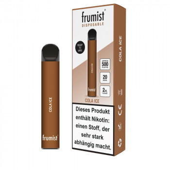 Frumist E-Zigarette 20mg 500 Züge 400mAh NicSalt Cola Ice Frumist E-Zigarette 20mg 500 Züge 400mAh NicSalt Cola Ice