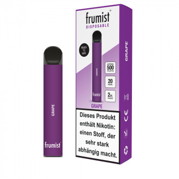 Frumist E-Zigarette 20mg 500 Züge 400mAh NicSalt Grape
