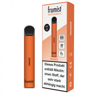 Frumist E-Zigarette 20mg 500 Züge 400mAh NicSalt Orange
