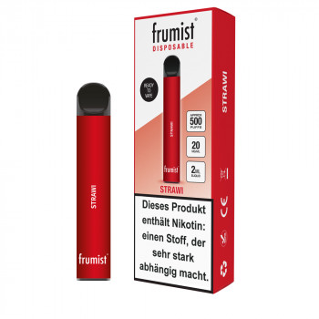 Frumist E-Zigarette 20mg 500 Züge 400mAh NicSalt Strawi