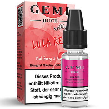 GEMI Juice by Kapka's Lula Red NicSalt Liquid 10ml / 10mg