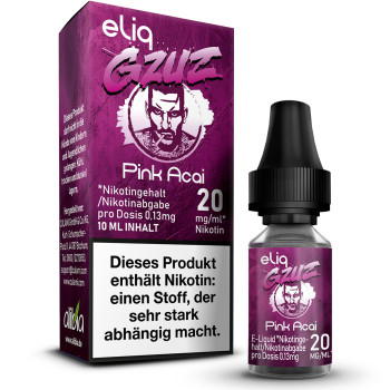 GZUZ Pink Acai NicSalt Liquid