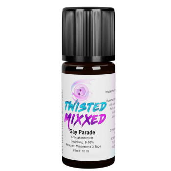 Twisted Vaping Aroma 10ml Gay Parade