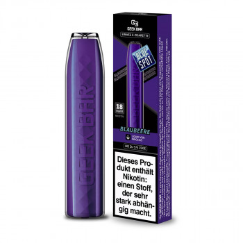 Geek Bar E-Zigarette 20mg 575 Züge 500mAh NicSalt Blue Spot