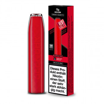 Geek Bar E-Zigarette 20mg 575 Züge 500mAh NicSalt Red Violet