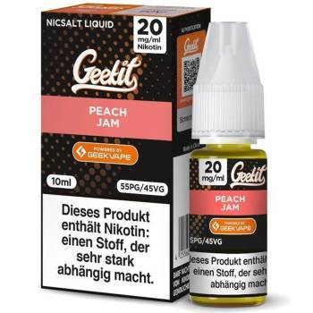 Geekit Peach Jam NicSalt Liquid