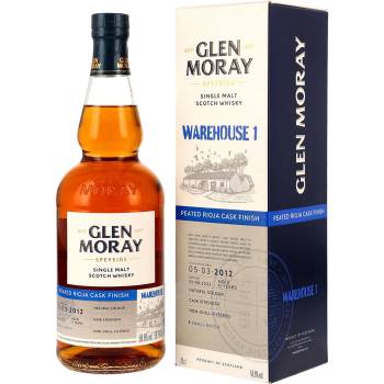 Glen Moray 11 Jahre Warehouse 1 Peated Rioja Cask Finish Single Malt Scotch Whisky 58,8% Vol. 700ml