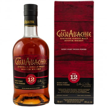 Glenallachie Ruby Port Wood Finish Single Malt Scotch Whisky 12 Jahre 48% Vol. 700ml