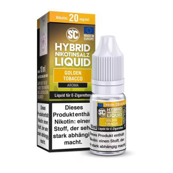 Golden Tobacco Hybrid NicSalt Liquid by SC