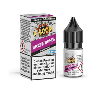 Grape Bomb 10ml Liquid by K-Boom