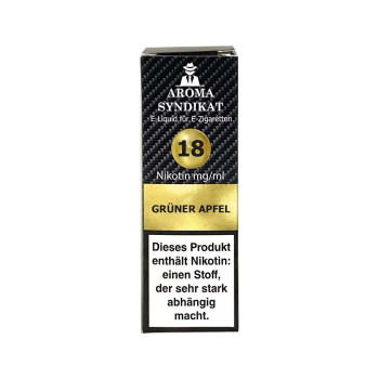 Grüner Apfel 10ml 18mg NicSalt Liquid by Aroma Syndikat