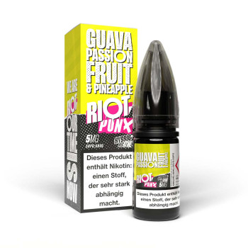 PUNX – Guave, Passionsfrucht & Ananas Hybrid NicSalt Liquid by Riot Squad