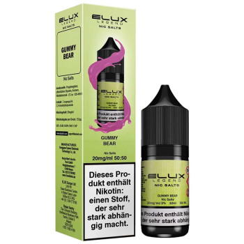 Gummy Bear NicSalt Liquid by Elux 10ml / 10mg