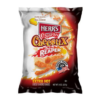 Herr´s Crunchy Cheestix Carolina Reaper Flips Chips 227g