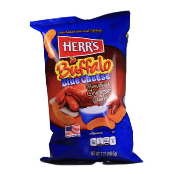 Herr's Buffalo Blue Cheese Curls Flips Chips 198g