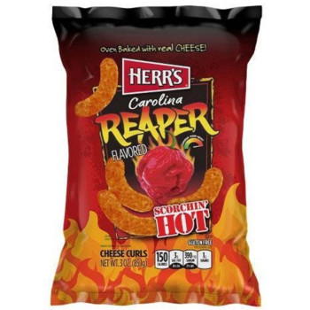 Herr's Carolina Reaper Cheese Curls Chips 170g