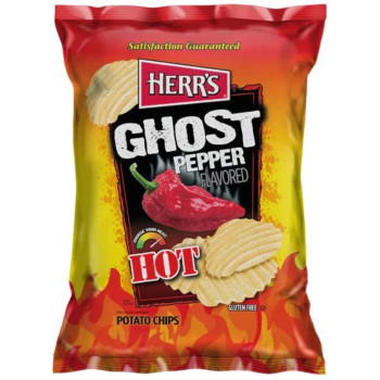 Herr's Ghost Pepper Hot Chips 170g