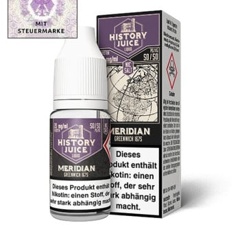 Meridian NicSalt Liquid by History Juice