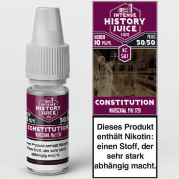 History Juice Constitution NicSalt Liquid