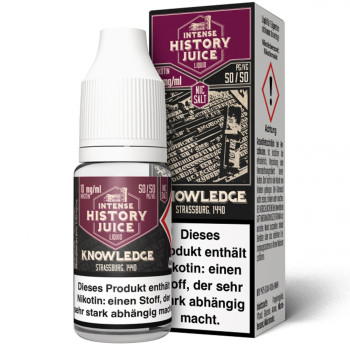 History Juice Knowledge NicSalt Liquid 10ml / 10mg