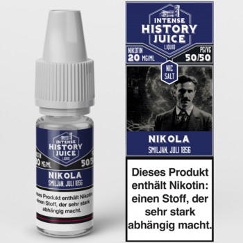 History Juice Nikola NicSalt Liquid 10ml / 20mg