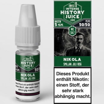 History Juice Nikola NicSalt Liquid