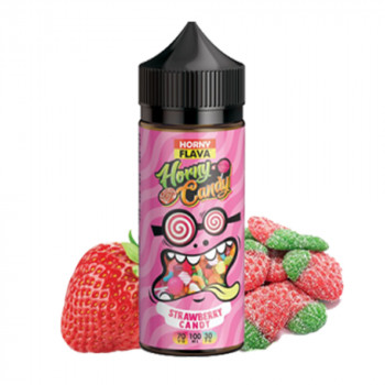 Strawberry Candy (100ml) Shortfill e Liquid by Horny Flava Bubblegum Series