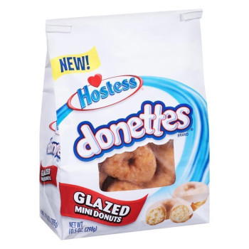 Hostess Donettes Glazed Mini Donuts 298g