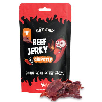 Hot Chip Beef Jerky Chipotle 25g