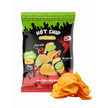 Hot Chip Chili & Lime Chips 80g MHD 01-02-2024