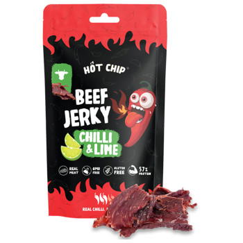 Hot Chip Beef Jerky Chilli&Lime 25g