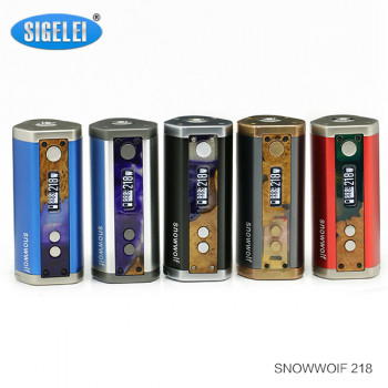 Sigelei Snowwolf 218 218W TC Akkuträger Schwarz