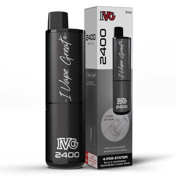 IVG 2400 4-Pod 1000mAh Prefilled Pod System Mod Grau