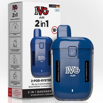 IVG Air 2in1 780mAh Prefilled Pod System Mod Blau