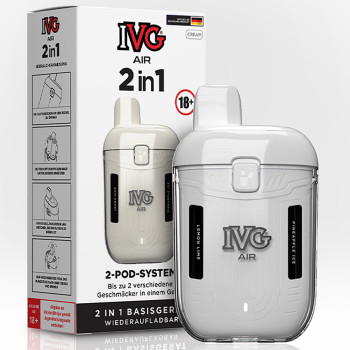 IVG Air 2in1 780mAh Prefilled Pod System Mod Weiss