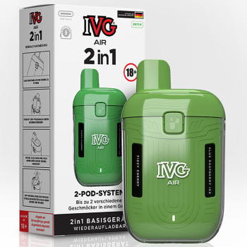 IVG Air 2in1 780mAh Prefilled Pod System Mod Grün