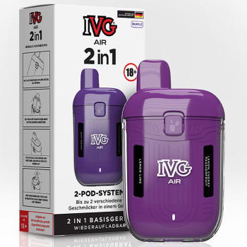 IVG Air 2in1 780mAh Prefilled Pod System Mod Lila