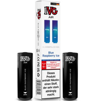 IVG Air – Blue Raspberry Ice – Prefilled Pod 2er Pack 2ml 20mg