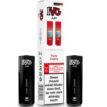 IVG Air – Fizzy Cherry – Prefilled Pod 2er Pack 2ml 20mg