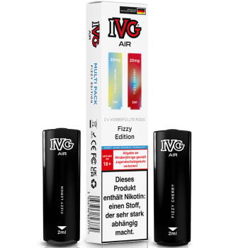 IVG Air – Fizzy Edition – Prefilled Pod 2er Pack 2ml 20mg