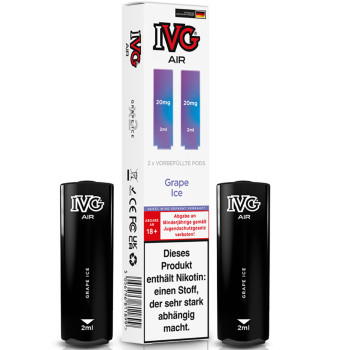 IVG Air – Grape Ice – Prefilled Pod 2er Pack 2ml 20mg