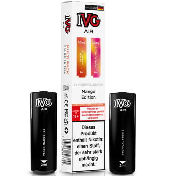 IVG Air – Mango Edition – Prefilled Pod 2er Pack 2ml 20mg