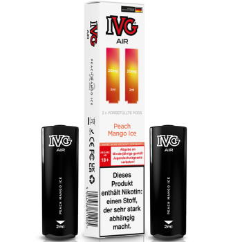 IVG Air – Peach Mango Ice – Prefilled Pod 2er Pack 2ml 20mg