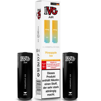 IVG Air – Pineapple Ice – Prefilled Pod 2er Pack 2ml 20mg