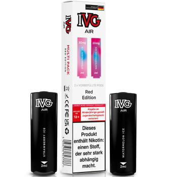 IVG Air – Red Edition – Prefilled Pod 2er Pack 2ml 20mg